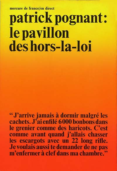 Couverture originale du Mercure de France (1976)
