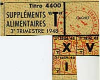 Tickets supplmentaires  (3e trimestre 1948) / Cliquer pour agrandir