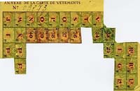 Annexe de la carte de vtements (non date) / Cliquer pour agrandir